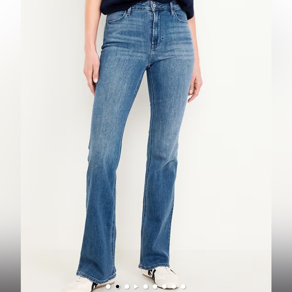 Old Navy High-Rise Flare Jeans size 6 tall
